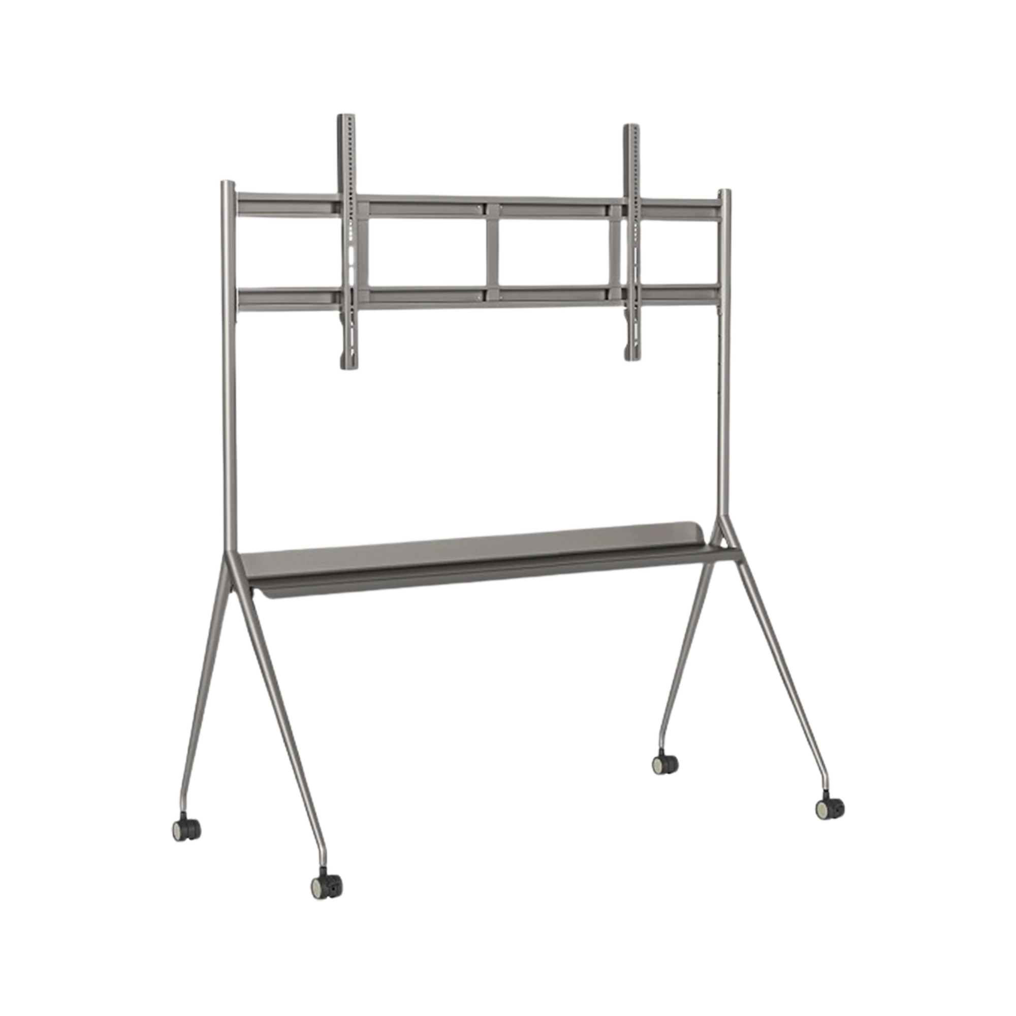 MONTAJE DE PISO MÓVIL PARA PANTALLAS DE 75 Y 86" / COMPATIBLE CON VESA / INCLUYE SOPORTE PARA PANTALLA-Monitores Pantallas y Mobiliario-HIKVISION-Bsai Seguridad & Controles