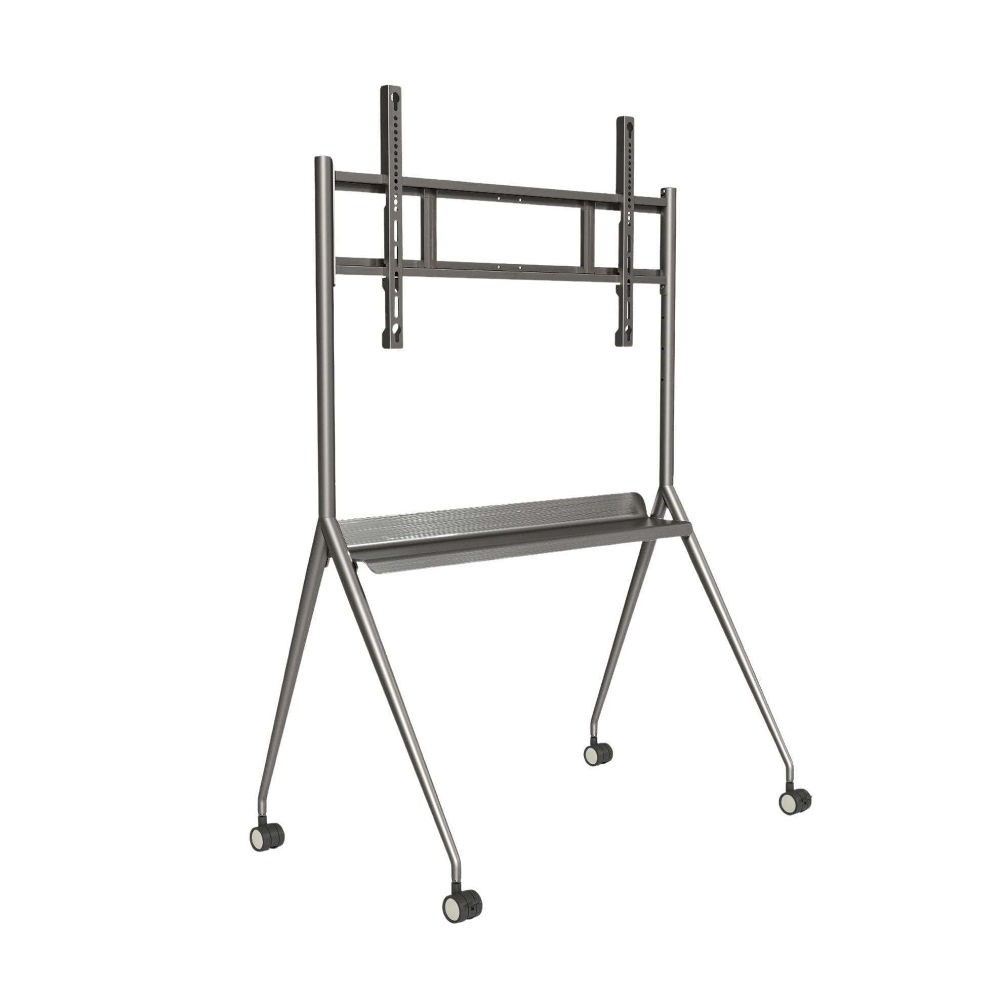 MONTAJE DE PISO MÓVIL PARA PANTALLAS DE 86" Y 98" / COMPATIBLE CON VESA / INCLUYE SOPORTE PARA PANTALLA-Monitores Pantallas y Mobiliario-HIKVISION-Bsai Seguridad & Controles