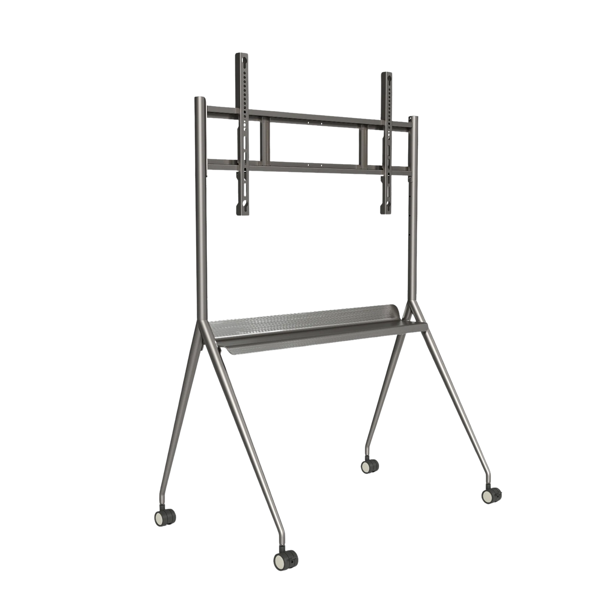 MONTAJE DE PISO MÓVIL PARA PANTALLAS DE 86" Y 98" / COMPATIBLE CON VESA / INCLUYE SOPORTE PARA PANTALLA-Monitores Pantallas y Mobiliario-HIKVISION-Bsai Seguridad & Controles