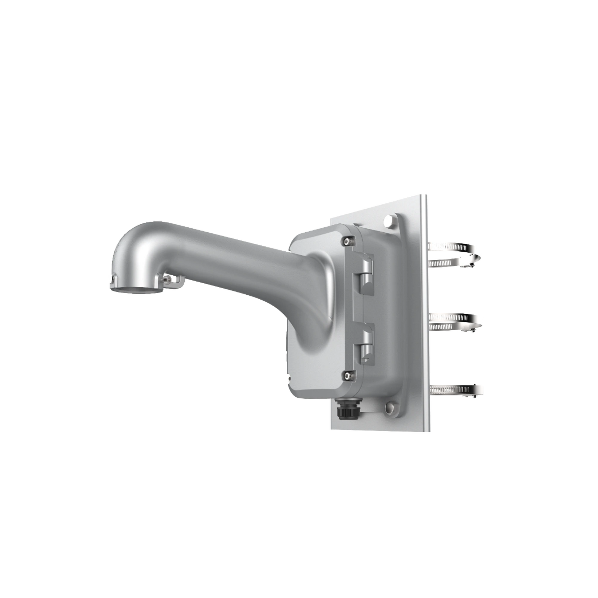 MONTAJE DE POSTE CON CAJA DE CONEXIONES DE ACERO INOXIDABLE PARA DOMOS PTZ HIKVISION-Accesorios-HIKVISION-Bsai Seguridad & Controles
