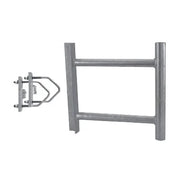 MONTAJE DE SOPORTE LATERAL EN FORMA DE H PARA INSTALAR ANTENAS COLINEALES DE FIBRA DE VIDRIO A UNA SEPARACIÓN DE 38 CM. DE LA TORRE.-Torres y Mástiles-TELEWAVE, INC-Bsai Seguridad & Controles