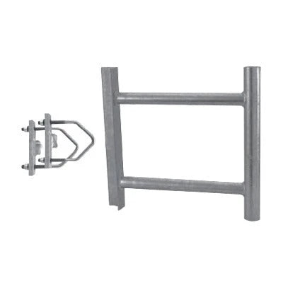 MONTAJE DE SOPORTE LATERAL EN FORMA DE H PARA INSTALAR ANTENAS COLINEALES DE FIBRA DE VIDRIO A UNA SEPARACIÓN DE 38 CM. DE LA TORRE.-Torres y Mástiles-TELEWAVE, INC-Bsai Seguridad & Controles