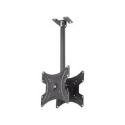 MONTAJE DE TECHO UNIVERSAL DOBLE PARA MONITORES DE 17 A 42" | SOPORTA HASTA 22 KG X MONITOR/ VESA 75X75, 100X100, 200X200 / ACERO / MONTAJE TELESCOPICO DE 50 CM HASTA 80CM-Monitores Pantallas y Mobiliario-EPCOM-Bsai Seguridad & Controles