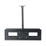 MONTAJE DE TECHO UNIVERSAL DOBLE PARA MONITORES DE 32 A 65" / SOPORTA HASTA 60 KG X PANTALLA / VESA 600 X 400/ ACERO / MONTAJE TELESCOPICO DE 50 CM HASTA 90 CM-Monitores Pantallas y Mobiliario-EPCOM-Bsai Seguridad & Controles