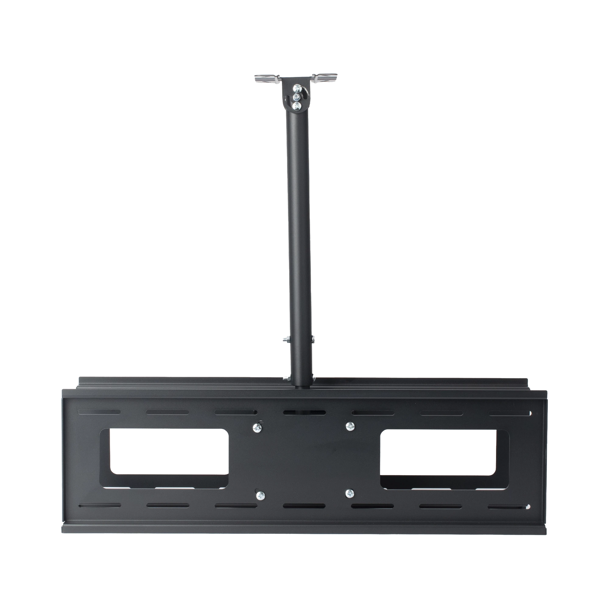 MONTAJE DE TECHO UNIVERSAL DOBLE PARA MONITORES DE 32 A 65" / SOPORTA HASTA 60 KG X PANTALLA / VESA 600 X 400/ ACERO / MONTAJE TELESCOPICO DE 50 CM HASTA 90 CM-Monitores Pantallas y Mobiliario-EPCOM-Bsai Seguridad & Controles