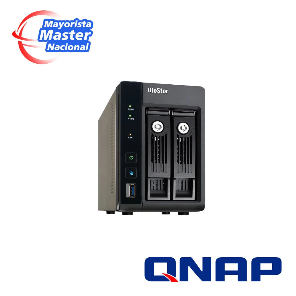 NVR QNAP QVP-21A-04CH-US / PROCESADOR INTEL J1900 / 2 BAHIAS SATA 3.5 PULGADAS Y 2.5 PULGADAS / CANALES IP INTEGRADOS 4 - PERMITE AMPLIACION DE HASTA 16 CANALES CON LICENCIAS QVR PRO / MONTAJE EN ESCRITORIO-Almacenamiento-QNAP-Bsai Seguridad & Controles