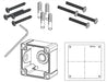 VIVOTEK AM-719_V01 - CAJA DE CONEXIONES PARA EXTERIOR / MONTAJE EN PARED O CUALQUIER SUPERFICIE PLANA-Soporte y Montaje-VIVOTEK-VIV124006-Bsai Seguridad & Controles