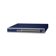 SWITCH PLANET GS-5220-16S8C ADMINISTRABLE L2 + L3 RUTEO ESTATICO/ 24 PUERTOS SFP VELOCIDAD DE TRANSMISION 100/1000X + 8 PUERTOS COMBO RJ45 VELOCIDAD DE TRANSMISION 10/100/1000 MBPS + 1 PUERTO RJ45 CONSOLA / FUENTE REDUNDANTE 36-60 VDC/ MONTAJE EN RA...-Switches-PLANET-Bsai Seguridad & Controles
