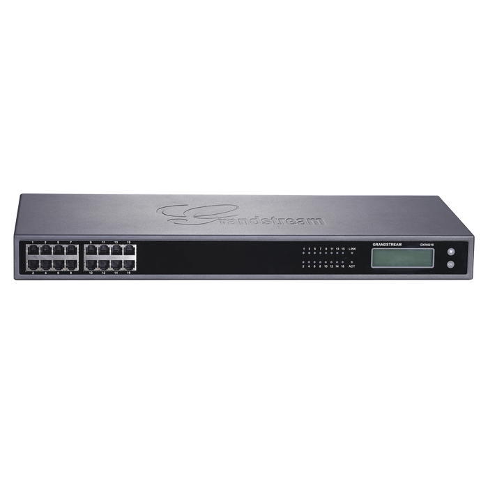 GATEWAY VOIP GRANDSTREAM ATA DE 16 PUERTOS FXS + 1 PUERTO TELCO DE 50 PINS, P/MONTAJE EN RACK-VoIP - Telefonía IP - Videoconferencia-GRANDSTREAM-GXW4216V2-Bsai Seguridad & Controles