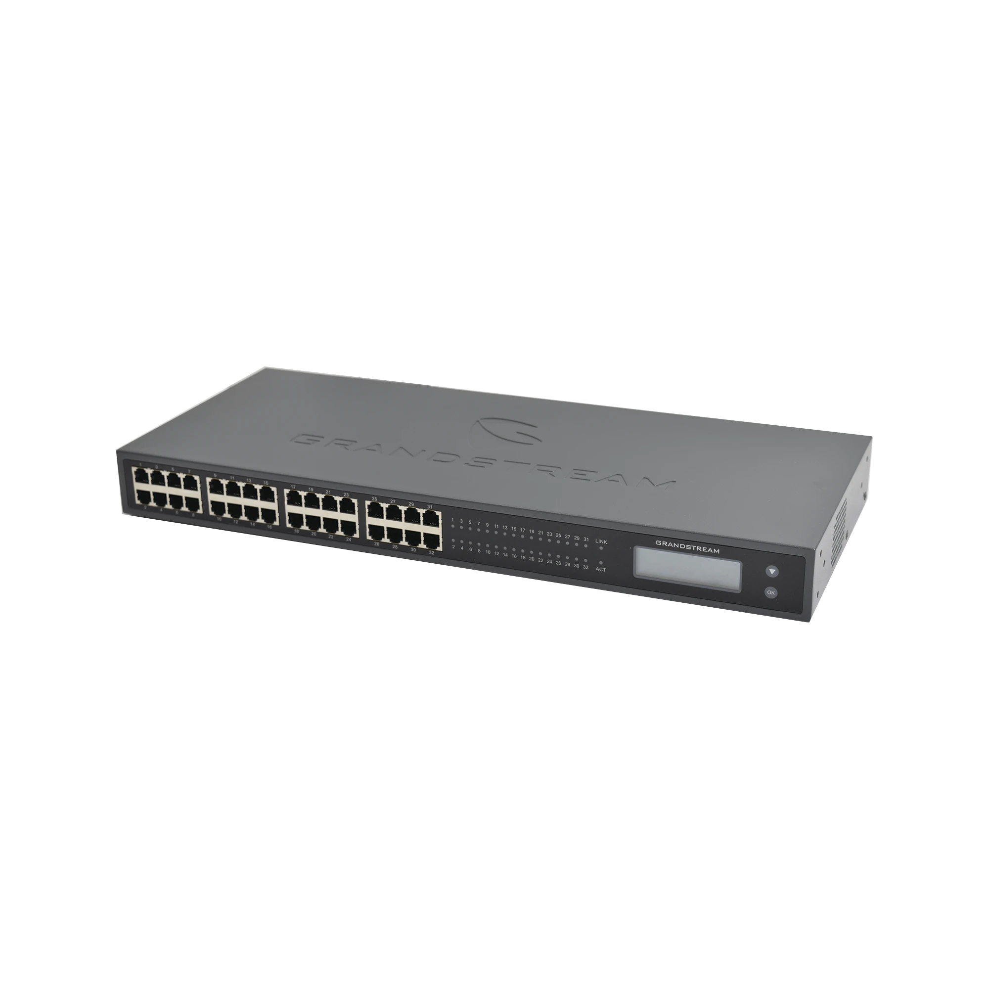 ADAPTADOR VOIP GRANDSTREAM DE 32 FXS 2 PUERTOS TELCO 50 PINS P/MONTAJE EN RACK-VoIP y Telefonía IP-GRANDSTREAM-Bsai Seguridad & Controles