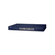 SWITCH PLANET FNSW-2401 NO ADMINISTRABLE / 24 PUERTOS RJ45 VELOCIDAD DE TRANSMISION 10/100 MBPS / TEMPERATURA DE OPERACION 0-50°C / MONTAJE EN RACK-Switches-PLANET-Bsai Seguridad & Controles