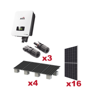 KIT SOLAR INTERCONEXION / 8KW 220VCA / INVERSOR AFORE / MONTAJE INCLUIDO-Energía Solar-AFORE-Bsai Seguridad & Controles
