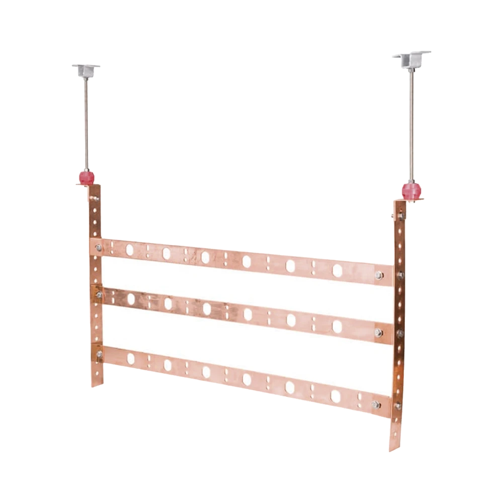 MONTAJE PARA BARRA DE TIERRA UNIVERSAL PARA TRES Y CUATRO BARRAS DE TIERRA.-Protección Contra Descarga-ANDREW-Bsai Seguridad & Controles