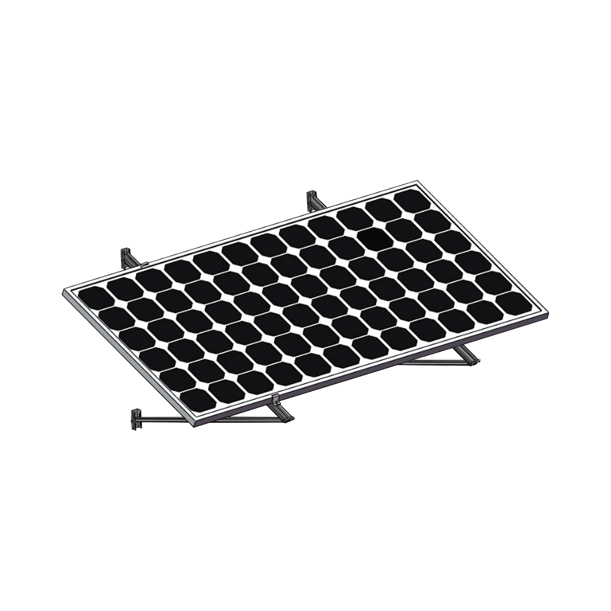 MONTAJE PARA MÓDULOS SOLARES EN MURO CON ESPESOR DE 35-40MM, RIEL 1400MM-Energía Solar-EPCOM POWERLINE-Bsai Seguridad & Controles