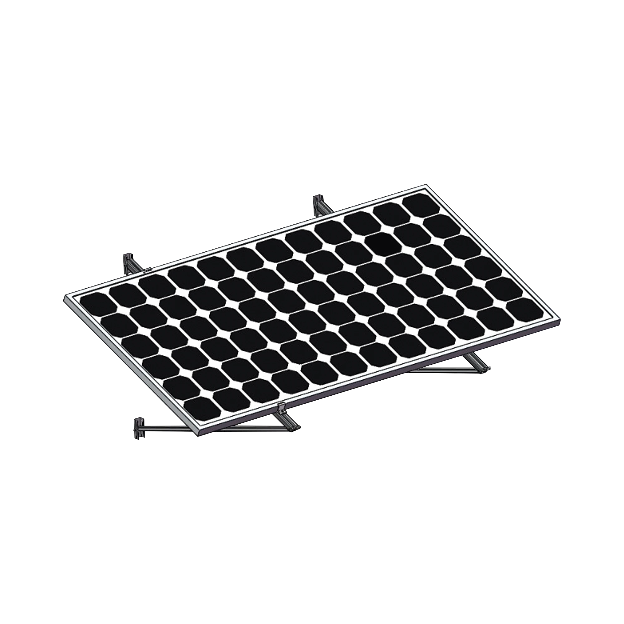 MONTAJE PARA MÓDULOS SOLARES EN MURO CON ESPESOR DE 35-40MM, RIEL 1400MM-Energía Solar-EPCOM POWERLINE-Bsai Seguridad & Controles