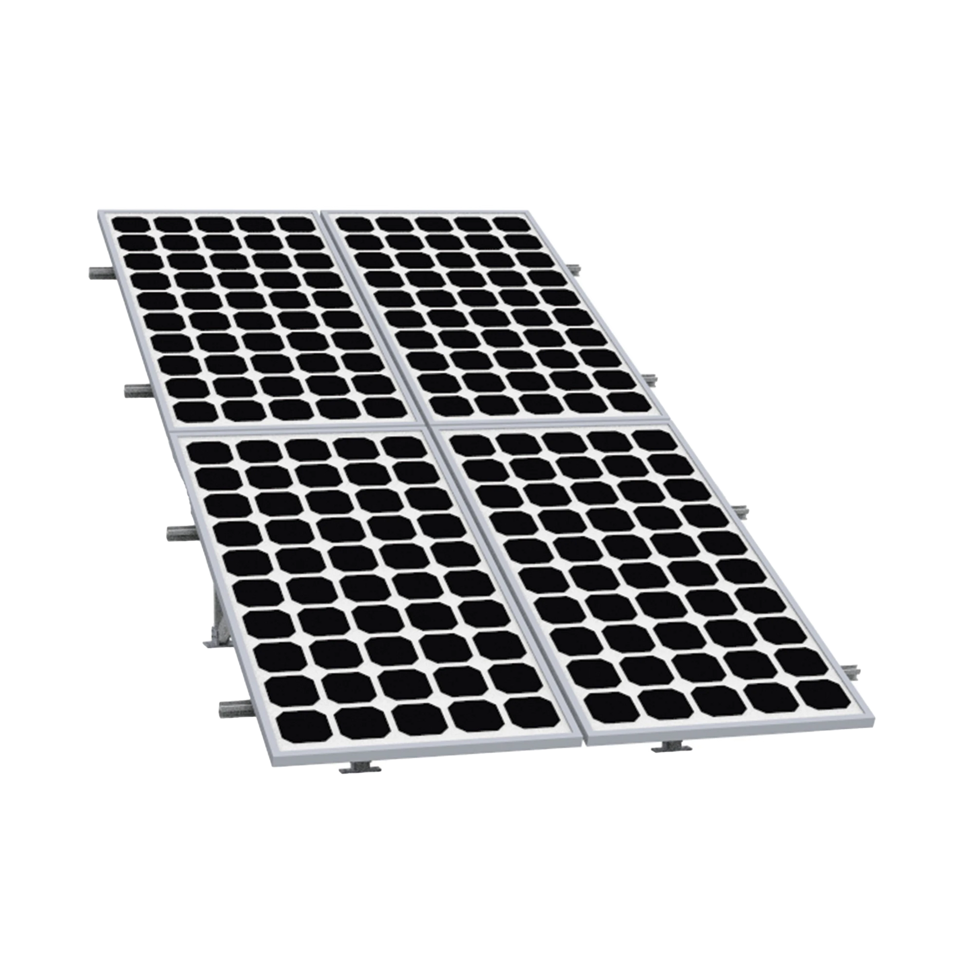 MONTAJE PARA PANEL SOLAR 2X2, RIEL 5 DE 2700MM PARA MÓDULOS CON ESPESOR DE 30-35MM, VEL. DE VIENTO MÁX. 136KM/H-Energía Solar-EPCOM POWERLINE-Bsai Seguridad & Controles