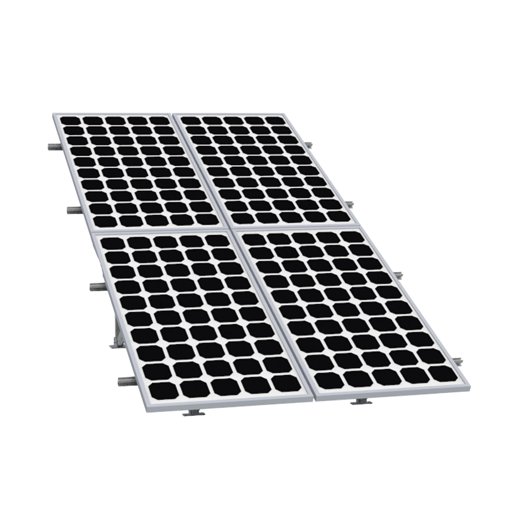 MONTAJE PARA PANEL SOLAR 2X2, RIEL 5 DE 2700MM PARA MÓDULOS CON ESPESOR DE 30-35MM, VEL. DE VIENTO MÁX. 136KM/H-Energía Solar-EPCOM POWERLINE-Bsai Seguridad & Controles