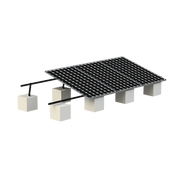 MONTAJE PARA PANEL SOLAR, RIEL "8" DE 5400MM PARA MÓDULOS CON ESPESOR DE 30-35MM, VELOCIDAD DE VIENTO MÁX. 136KM/H (20° A 45°) CON ANODIZADO NEGRO-Energía Solar-EPCOM POWERLINE-VEKTOR8BLK-Bsai Seguridad & Controles