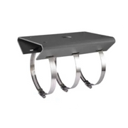 MONTAJE PARA POSTE DE 14CM DE DIÁMETRO-Accesorios Generales-HIKVISION-DS-1275ZJ-HWB/600MM-Bsai Seguridad & Controles