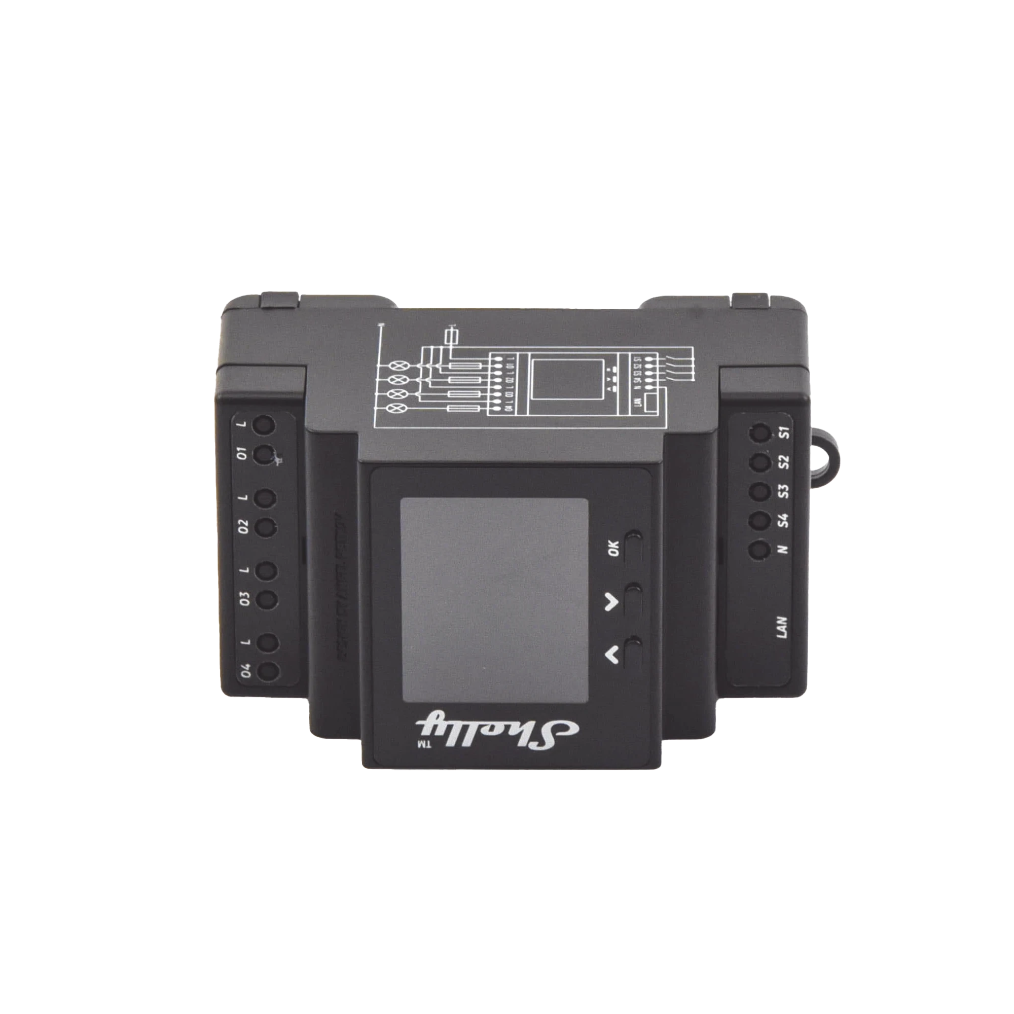 RELEVADOR INALÁMBRICO WIFI Y ETHERNET / 4 CANALES INTELIGENTES / 16A POR CANAL, 110-230 V /MONTAJE RIEL DIN-Iluminación-SHELLY-Bsai Seguridad & Controles