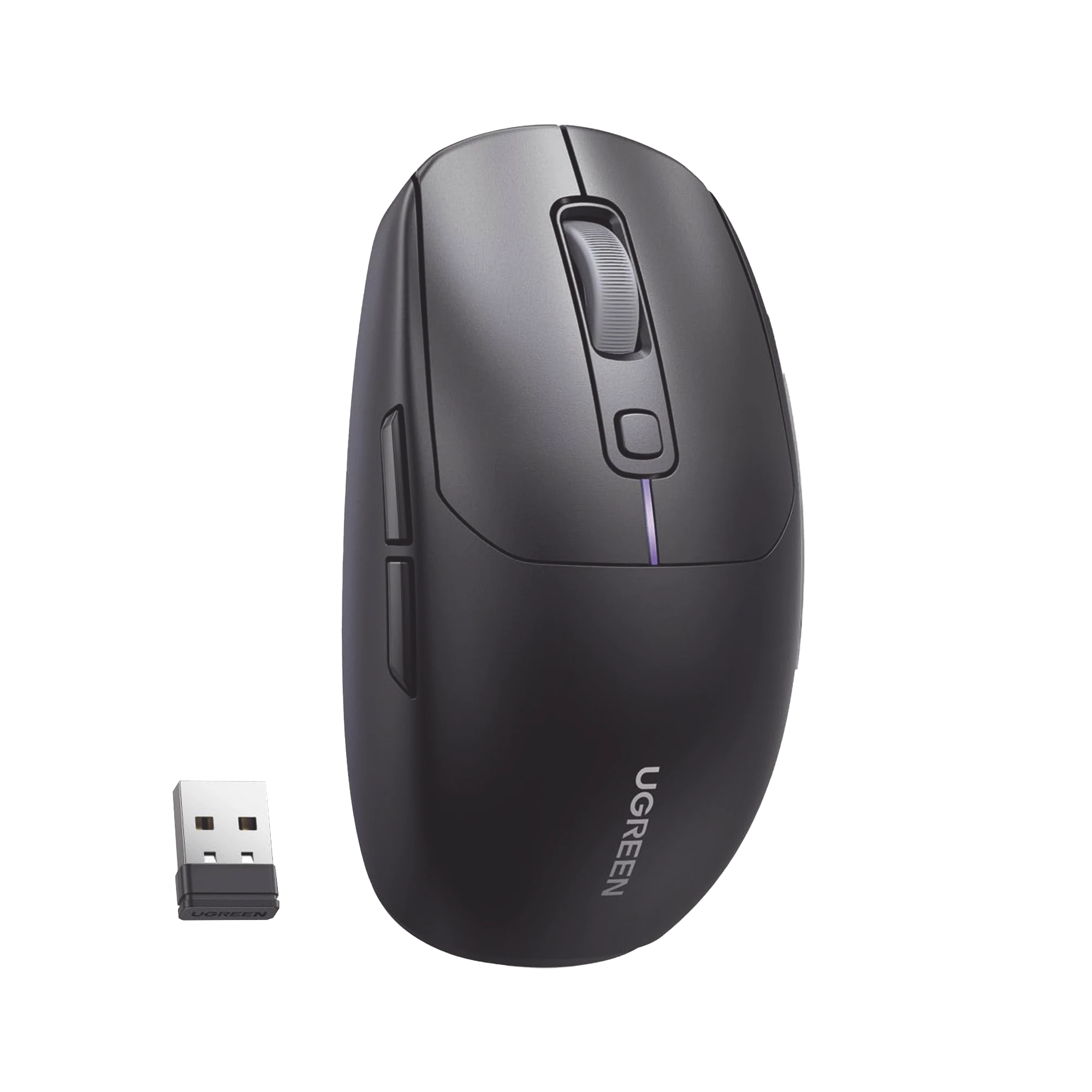 MOUSE GAMING INALÁMBRICO| 5000 DPI | 5 NIVELES DE DPI |6 BOTONES | RECARGABLE | TRI-MODO USB/BT/2,4 GHZ | DISEÑO ERGONÓMICO | ALTA CAPACIDAD DE BATERÍA | LUZ LED | COMPATIBLE CON WINDOWS MACOS ANDROID IOS LINUX.-Accesorios Generales-UGREEN-Bsai Seguridad & Controles