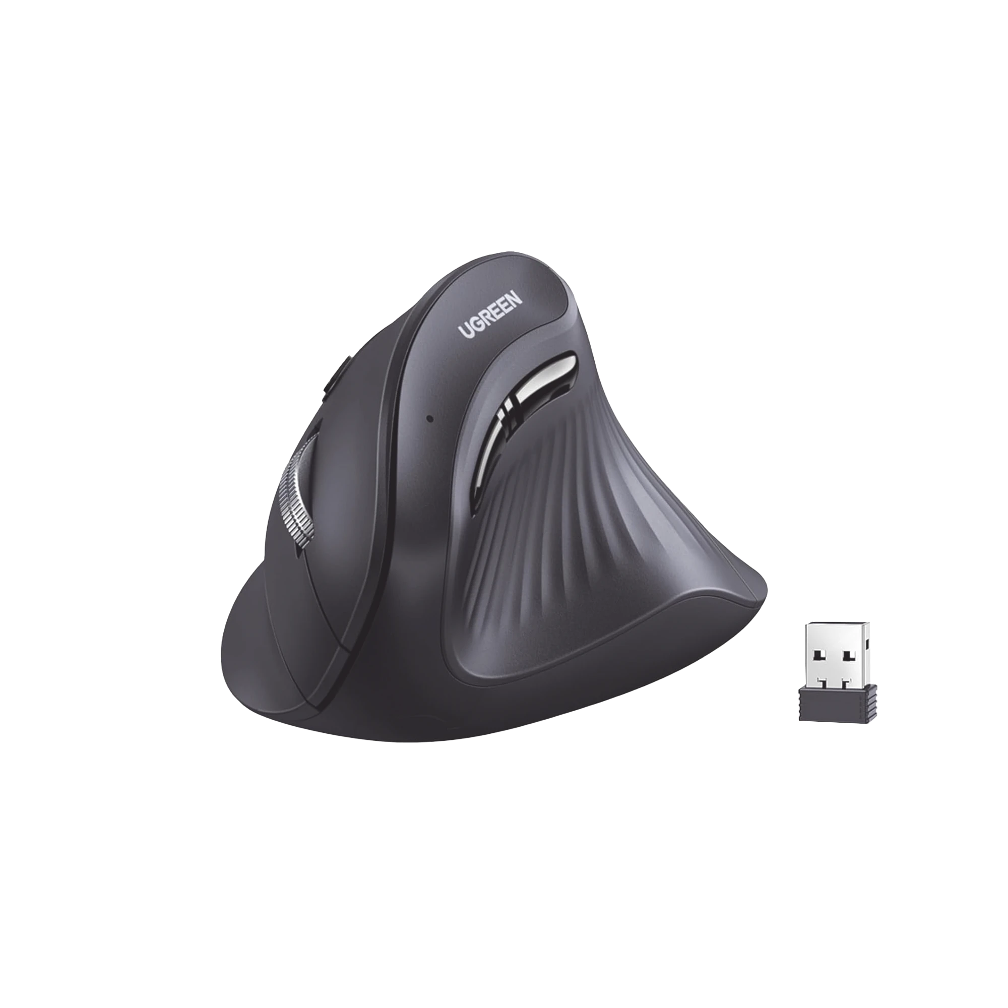 MOUSE INALÁMBRICO EN ANGULO VERTICAL | 2.4G & BLUETOOTH | CONECTA 3 DISPOSITIVOS SIMULTÁNEAMENTE | 4 NIVELES DE DPI | CLIC SILENCIOSO | 5 BOTONES SILENCIOSOS | SOPORTA WIN, MAC, LINUX & CHROME.-Accesorios Generales-UGREEN-25444-Bsai Seguridad & Controles