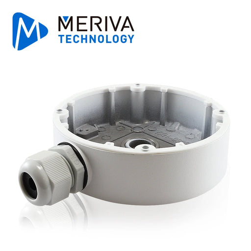 CAJA DE CONEXIONES - JUNCTION MERIVA TECHNOLOGY MVA-JB0207 BOX PARA CÁMARAS MONTAJE EN PARED O EN TECHO. COMPATIBLE CON CÁMARAS MFD-E300Z / MPC-400 REVISAR LISTA DE MODELOS COMPATIBLES PARA CONFIRMAR LA COMPATIBILIDAD DE BASE CORRECTA-Accesorios Videovigilancia-MERIVA TECHNOLOGY-Bsai Seguridad & Controles
