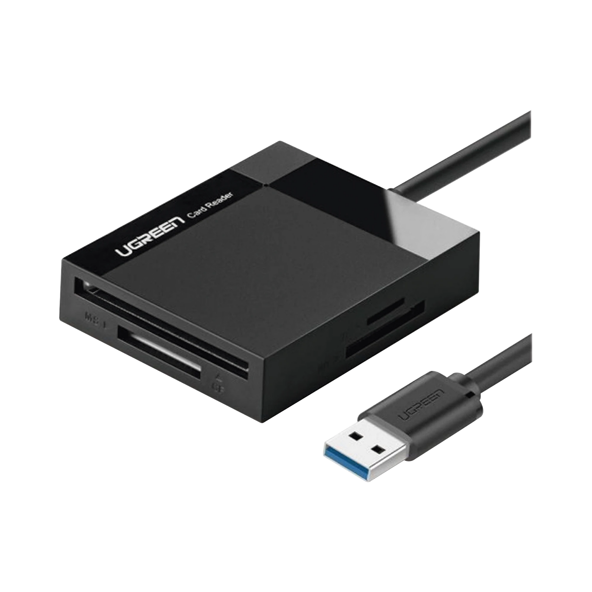 LECTOR DE TARJETAS USB-3.0 LECTOR SD COMPACT FLASH CARD READER MÚLTIPLE 4 EN 1 VELOCIDAD HASTA 5 GBPS PARA TARJETAS DE MEMORIA SD/MICRO SD/TF/SDXC/SDHC/MMC/CFI/ULTRA II CF/EXTREME CF/MS-Servidores / Almacenamiento / Cómputo-UGREEN-Bsai Seguridad & Controles