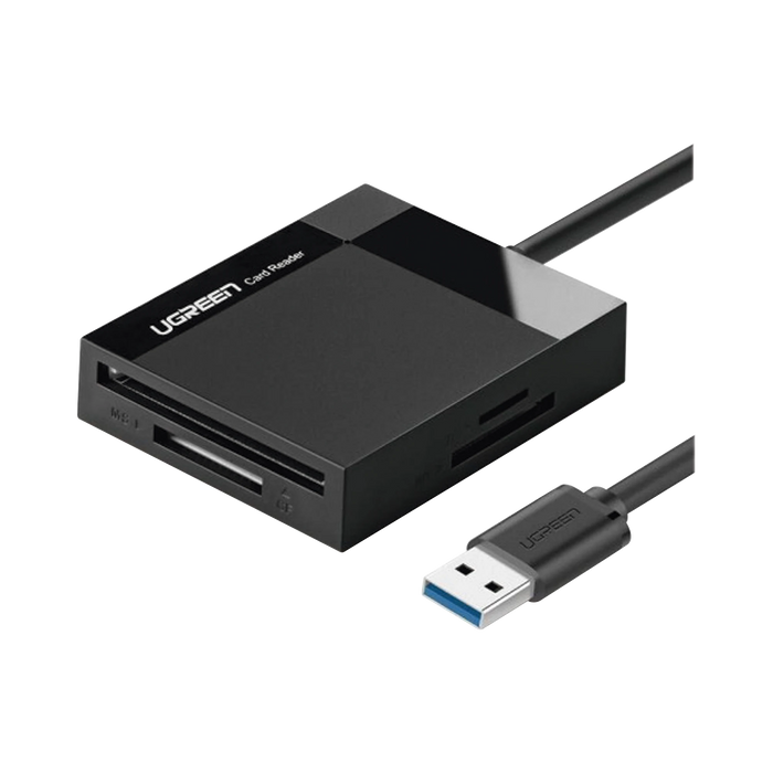 LECTOR DE TARJETAS USB-3.0 LECTOR SD COMPACT FLASH CARD READER MÚLTIPLE 4 EN 1 VELOCIDAD HASTA 5 GBPS PARA TARJETAS DE MEMORIA SD/MICRO SD/TF/SDXC/SDHC/MMC/CFI/ULTRA II CF/EXTREME CF/MS-Servidores / Almacenamiento / Cómputo-UGREEN-30333-Bsai Seguridad & Controles