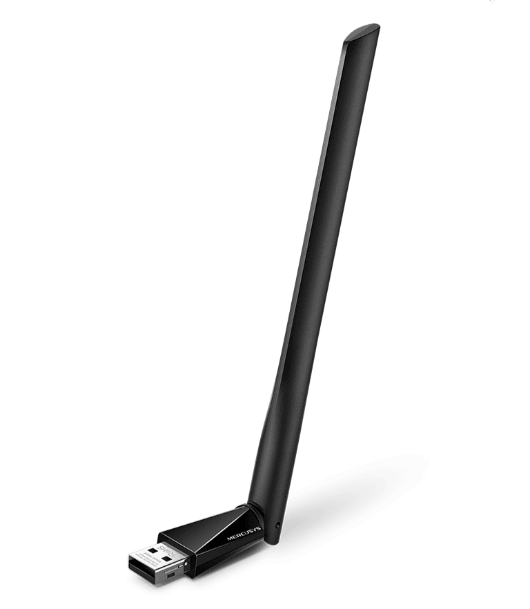 MERCUSYS - MU6H / ADAPTADOR USB INALÁMBRICO DE BANDA DUAL DE ALTA GANANCIA AC650-Adaptadores de red Inalámbricos-MERCUSYS-Bsai Seguridad & Controles