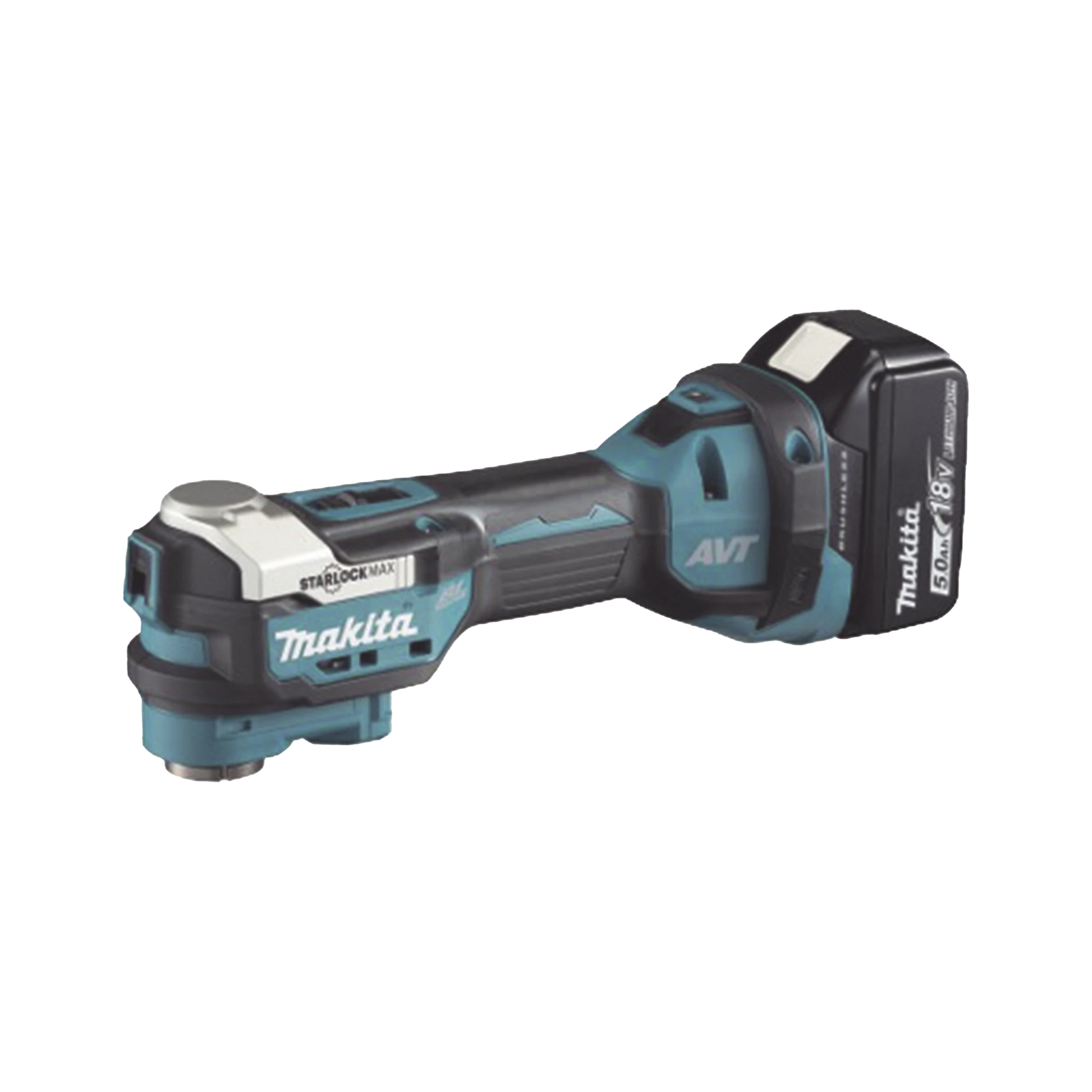 MULTIHERRAMIENTA OSCILANTE INALÁMBRICA DE 18V, INCLUYE 2 BATERÍAS BL1850B DE 5.0 A, CARGADOR DC18RC, ACCESORIOS Y ESTUCHE MAKPAC-Ferreteria-MAKITA-DTM-52-RTJX1-Bsai Seguridad & Controles
