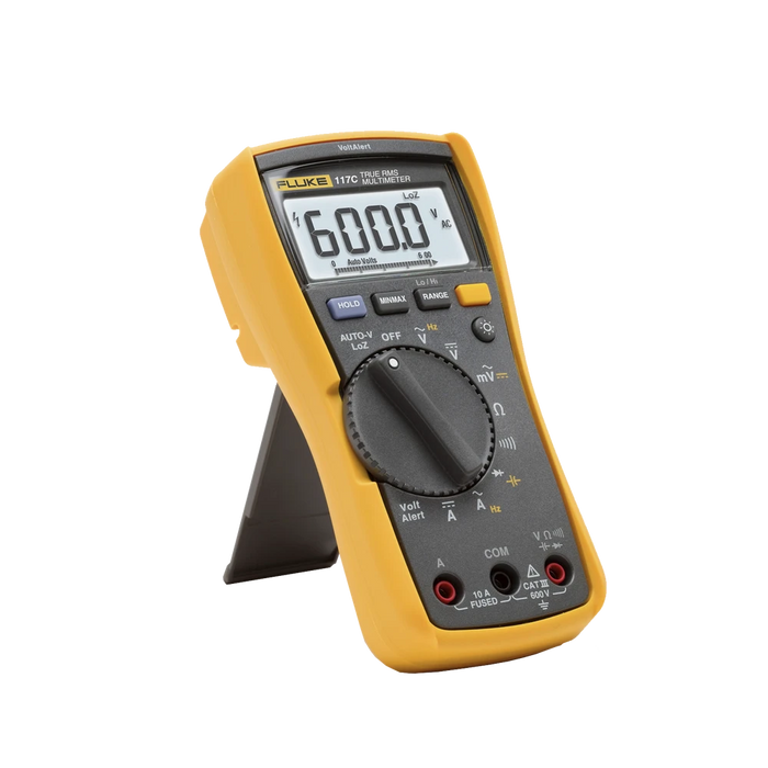 MULTÍMETRO DIGITAL PARA ELECTRICISTA, CON DETECTOR DE VOLTAJE SIN CONTACTO, USO CON VOLTAJE MÁXIMO DE 600 V, PANTALLA LED RETROILUMINADA-Herramientas-FLUKE-Bsai Seguridad & Controles