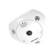 FISHEYE IP 6 MEGAPIXEL / 180º- 360º/ DEWARPING / WDR 120 DB / USO EN INTERIOR / 15 MTS IR / ENTRADA Y SALIDA DE AUDIO Y ALARMA / MÚLTIPLES VISTAS-Cámaras IP-HIKVISION-Bsai Seguridad & Controles