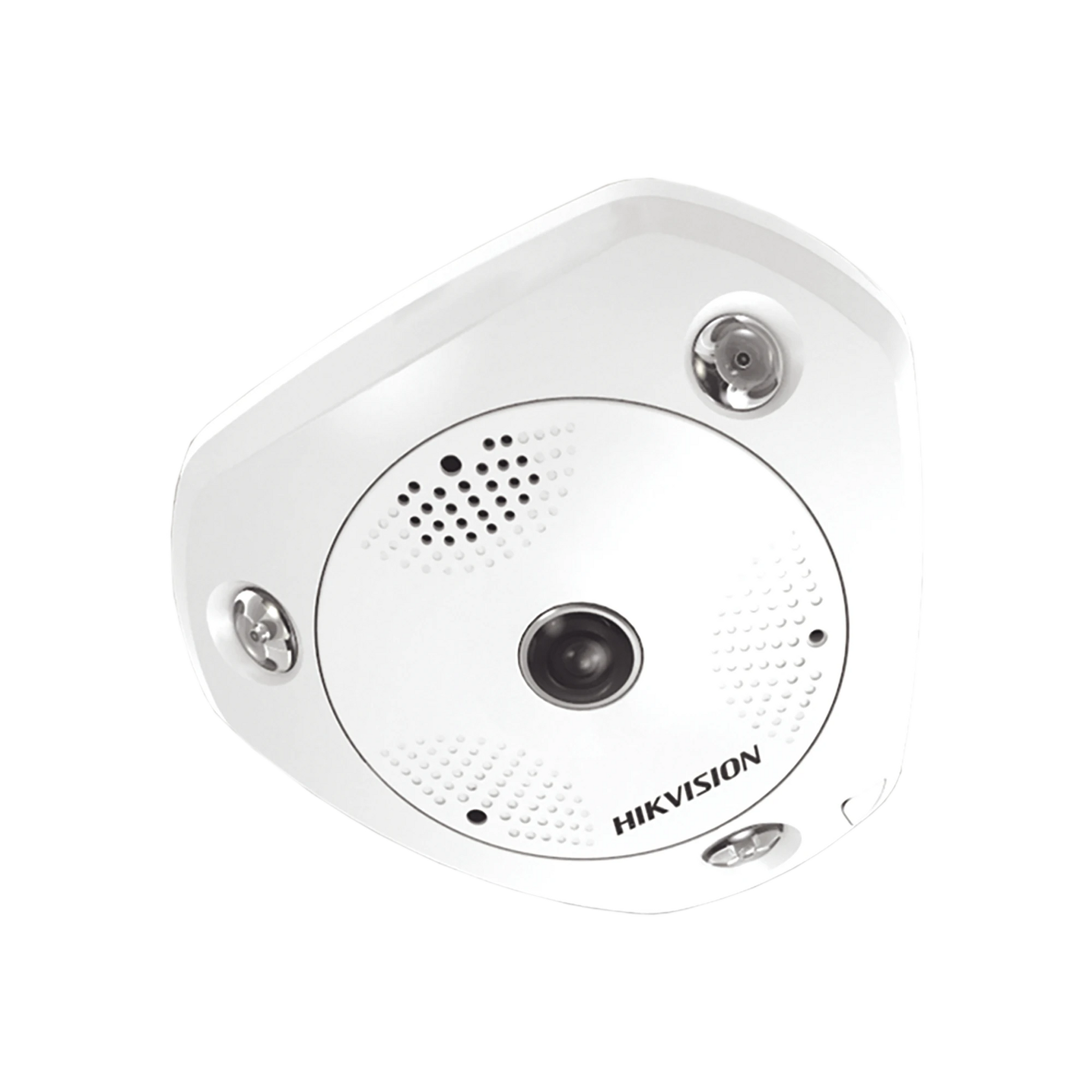 FISHEYE IP 12 MEGAPIXEL / DEWARPING / LENTE IMMERVISION / 180° - 360° / WDR 120 DB / USO EN INTERIOR / HEAT MAP / ENTRADA Y SALIDA DE AUDIO Y ALARMA / MÚLTIPLES VISTAS-Cámaras IP-HIKVISION-Bsai Seguridad & Controles