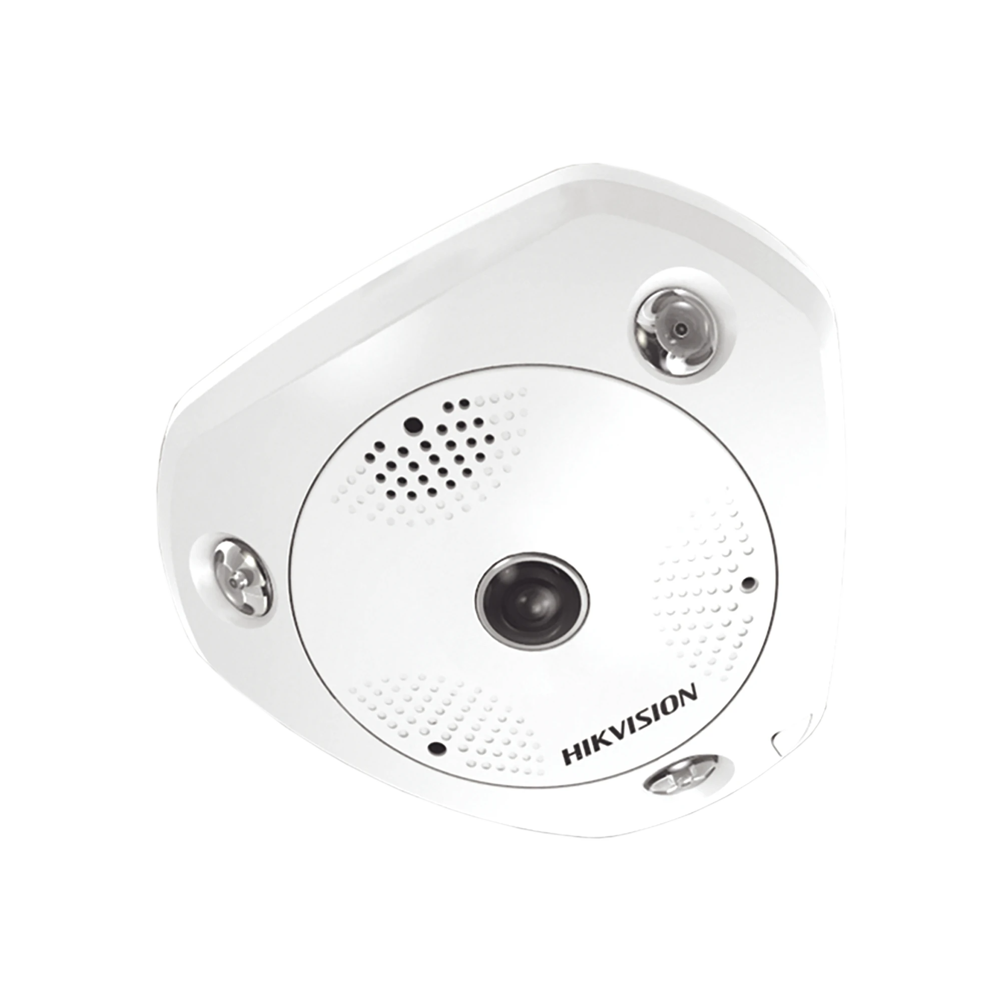 FISHEYE IP 12 MEGAPIXEL / DEWARPING / LENTE IMMERVISION / 180° - 360° / WDR 120 DB / USO EN INTERIOR / HEAT MAP / ENTRADA Y SALIDA DE AUDIO Y ALARMA / MÚLTIPLES VISTAS-Cámaras IP-HIKVISION-Bsai Seguridad & Controles
