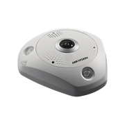FISHEYE IP 6 MEGAPIXEL / 180° - 360° / DEWARPING / DWDR / USO EN INTERIOR / 15 MTS IR / ENTRADA Y SALIDA DE AUDIO Y ALARMA / MÚLTIPLES VISTAS-Cámaras IP-HIKVISION-Bsai Seguridad & Controles