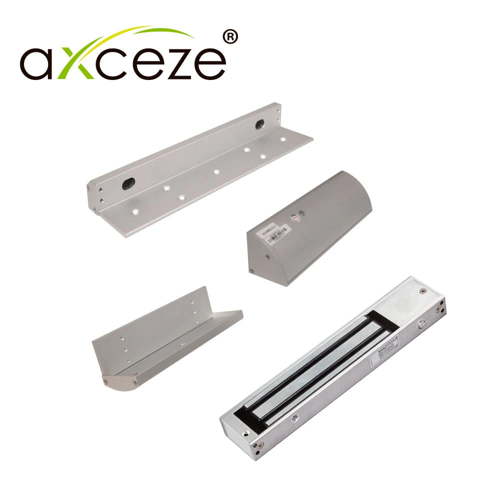 MZT620 KIT CON 1X CHAPA MAGNETICA ELECTROIMAN AX-M620T + 1X BRACKET TIPO ZL AX-M620ZL-Cerraduras-AXCEZE-Bsai Seguridad & Controles