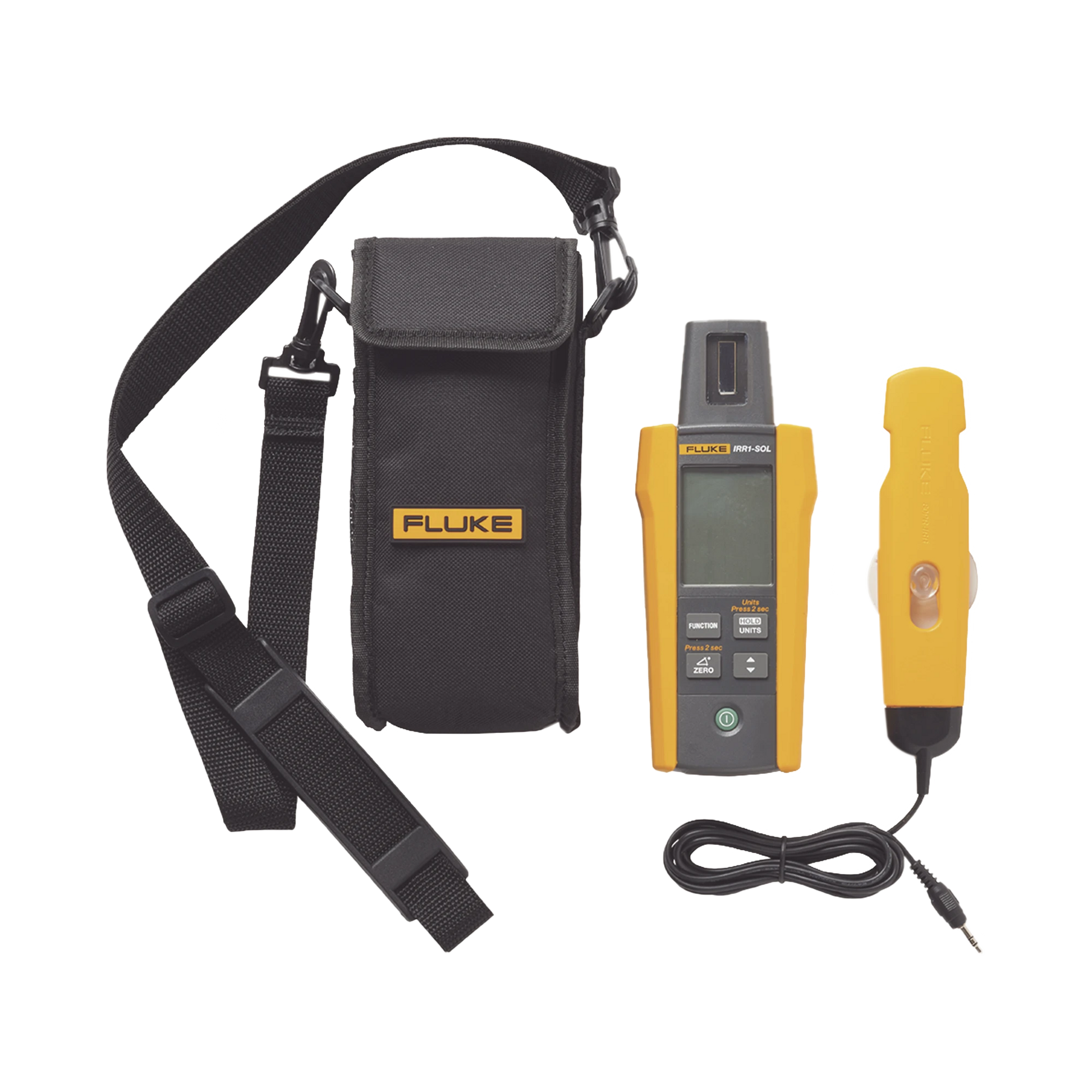 MEDIDOR DE RADIACIÓN SOLAR PARA INSTALACIÓN, MANTENIMIENTO Y GENERACIÓN DE INFORMES DE PANELES SOLARES O SISTEMAS FOTOVOLTAICOS, MEDIDA INSTANTÁNEA DE HASTA 1400 W/Mº²-Energía-FLUKE-Bsai Seguridad & Controles