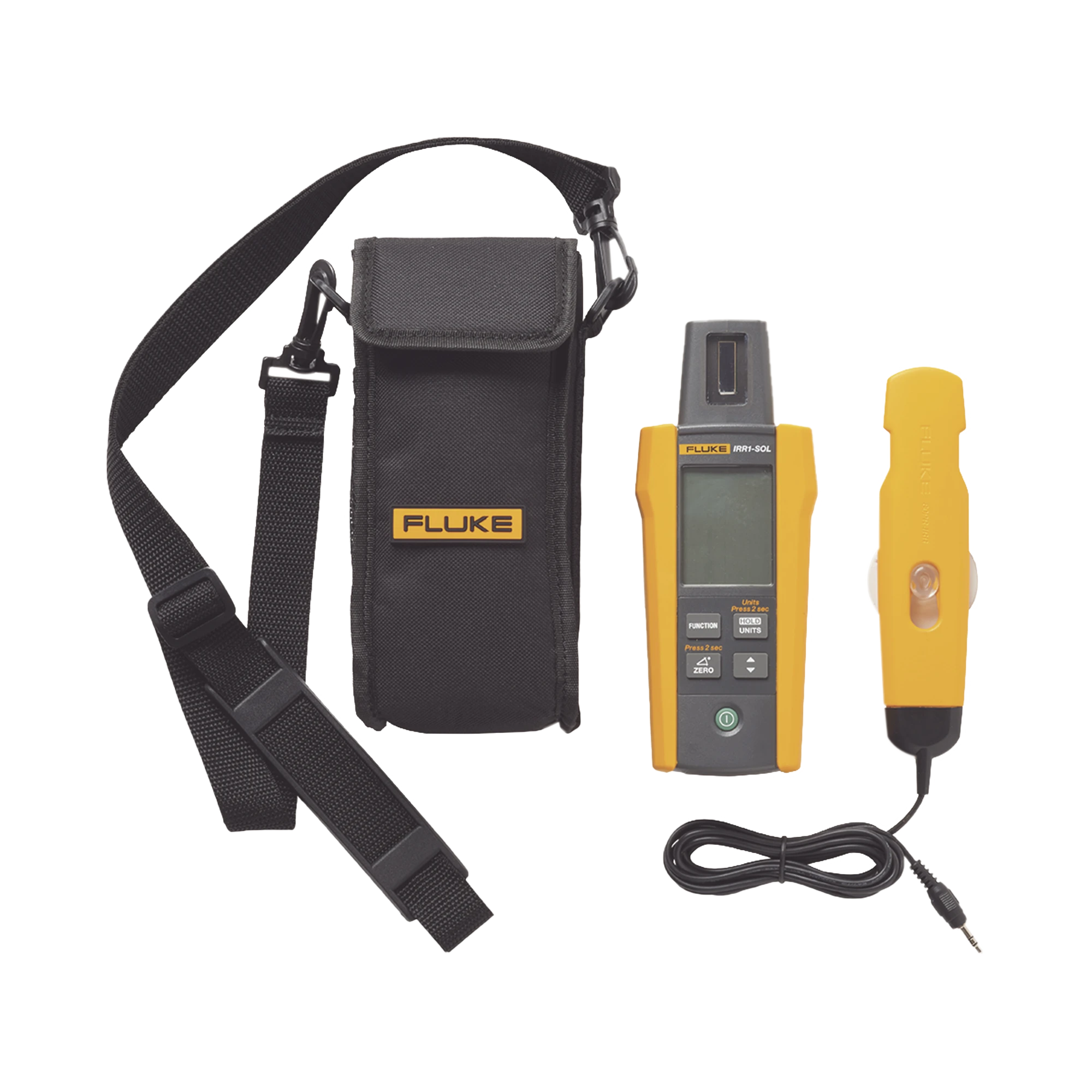 MEDIDOR DE RADIACIÓN SOLAR PARA INSTALACIÓN, MANTENIMIENTO Y GENERACIÓN DE INFORMES DE PANELES SOLARES O SISTEMAS FOTOVOLTAICOS, MEDIDA INSTANTÁNEA DE HASTA 1400 W/Mº²-Energía-FLUKE-Bsai Seguridad & Controles