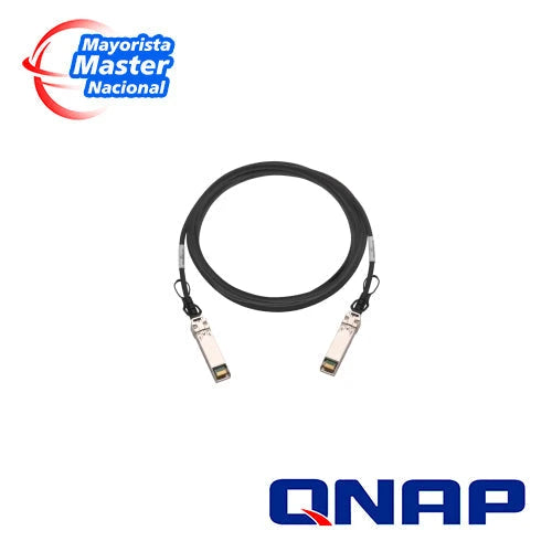 CABLE DE CONEXION DIRECTA QNAP CAB-DAC50M-SFPP SFP+ 10GBE TWINAXIAL DIRECT ATTACH CABLE, 5.0M, S/N AND FW UPDATE-Almacenamiento-QNAP-CAB-DAC50M-SFPP-Bsai Seguridad & Controles