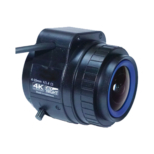 LENTE VARIFOCAL 12MP 4 A 10MM CS-MOUNT 1/1.7" D/N DC-IRIS-Accesorios-Hanwha Techwin Wisenet-SLA-T-M410DN-Bsai Seguridad & Controles