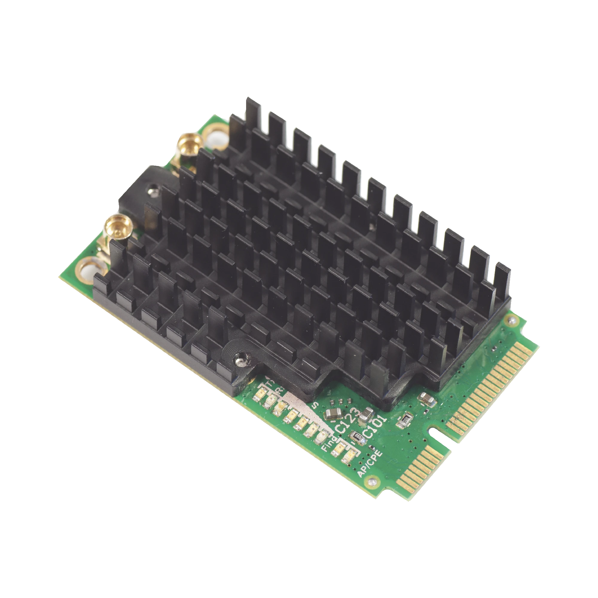 TARJETA MINIPCI-EXPRESS 802.11A/N DE DOBLE CADENA-Enlaces PtP y PtMP-MIKROTIK-Bsai Seguridad & Controles