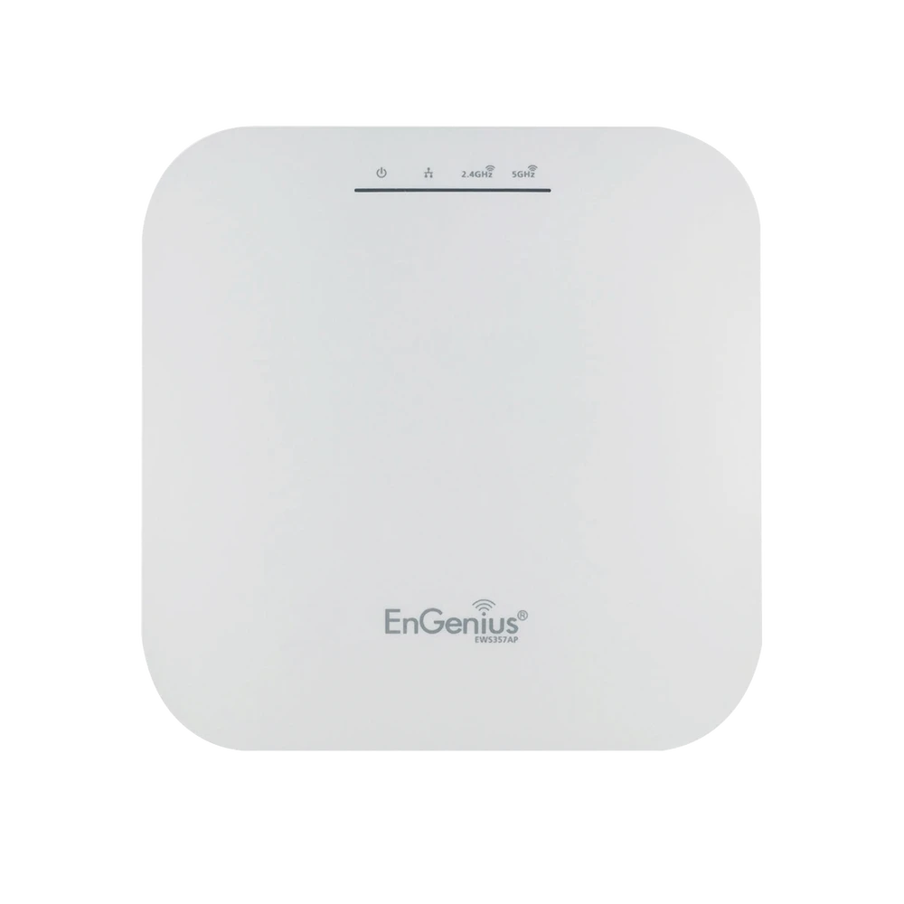 PUNTO DE ACCESO WIFI 6, 2X2 EN 802.11AX DE GRAN CAPACIDAD, MODO MESH, HASTA 1,200 MBPS (5 GHZ) Y 574 MBPS (2.4 GHZ), SOPORTA POE 802.3AF, COMPATIBLE CON 802.11A/B/G/N-Redes WiFi-ENGENIUS-Bsai Seguridad & Controles