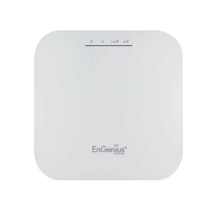 PUNTO DE ACCESO WIFI 6, 2X2 EN 802.11AX DE GRAN CAPACIDAD, MODO MESH, HASTA 1,200 MBPS (5 GHZ) Y 574 MBPS (2.4 GHZ), SOPORTA POE 802.3AF, COMPATIBLE CON 802.11A/B/G/N-Redes WiFi-ENGENIUS-EWS357AP-Bsai Seguridad & Controles