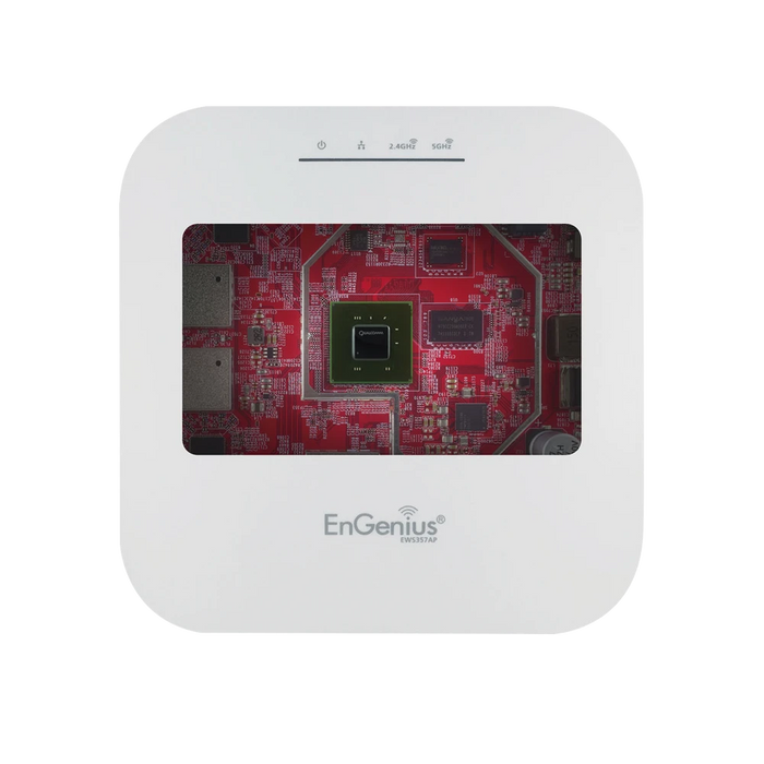 PUNTO DE ACCESO WIFI 6, 2X2 EN 802.11AX DE GRAN CAPACIDAD, MODO MESH, HASTA 1,200 MBPS (5 GHZ) Y 574 MBPS (2.4 GHZ), SOPORTA POE 802.3AF, COMPATIBLE CON 802.11A/B/G/N-Redes WiFi-ENGENIUS-EWS357AP-Bsai Seguridad & Controles