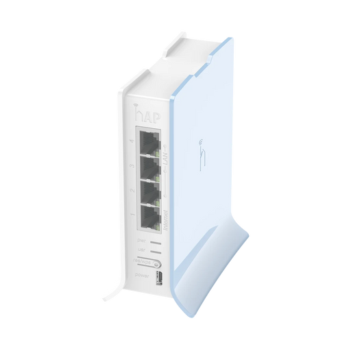 (HAP LITE) 4 PUERTOS FAST ETHERNET, WI-FI 2.4 GHZ 802.11 B/G/N Y BASE TIPO TORRE-Redes WiFi-MIKROTIK-RB941-2ND-TC-Bsai Seguridad & Controles