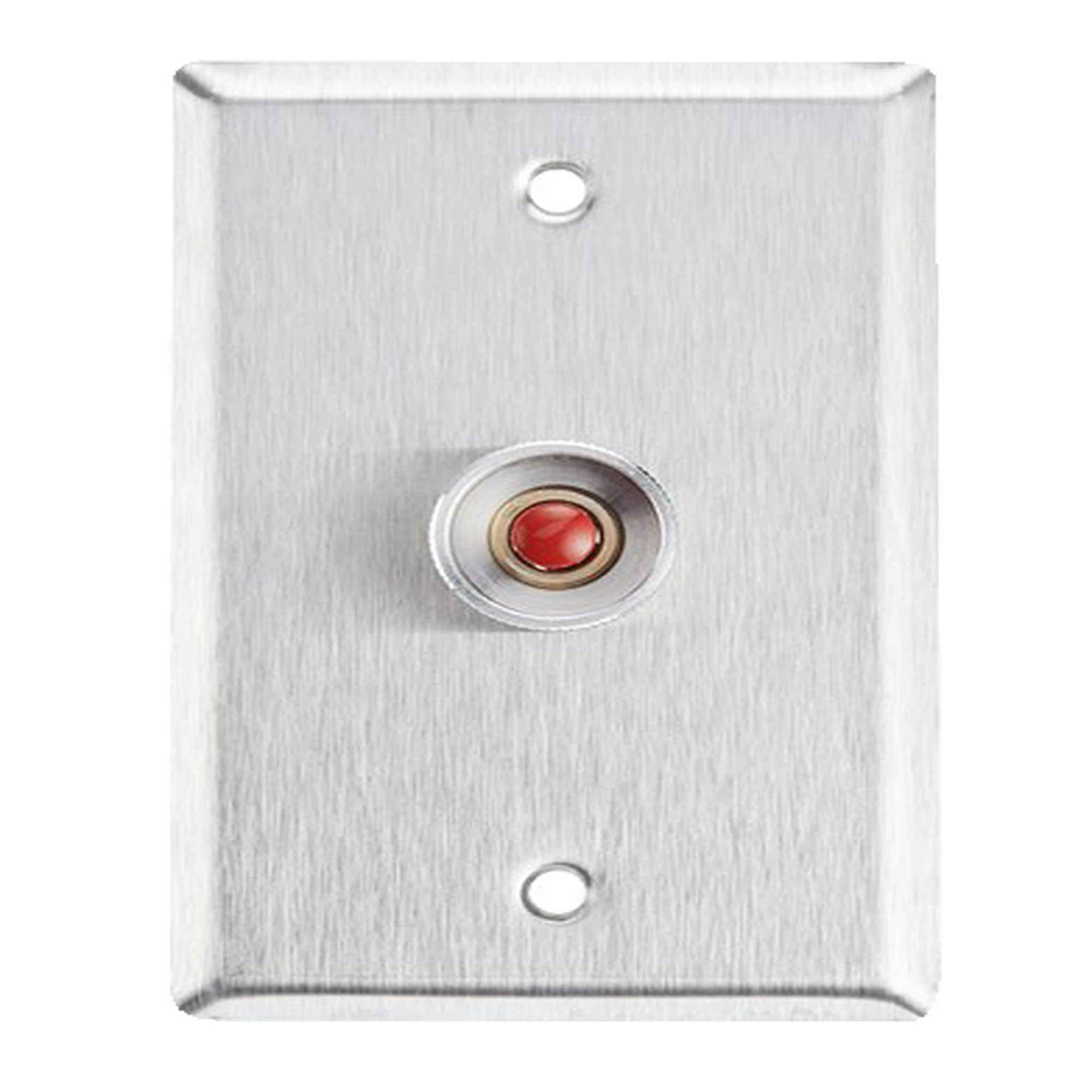 BOTÓN DE PÁNICO CON PLACA EN ACERO INOXIDABLE/ N.O.-Accesorios Controles de Acceso-ALARM CONTROLS-ASSA ABLOY-Bsai Seguridad & Controles