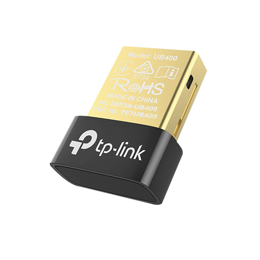 NANO ADAPTADOR BLUETOOTH 4.0, PUERTO USB 2.0-Redes WiFi-TP-LINK-UB400-Bsai Seguridad & Controles