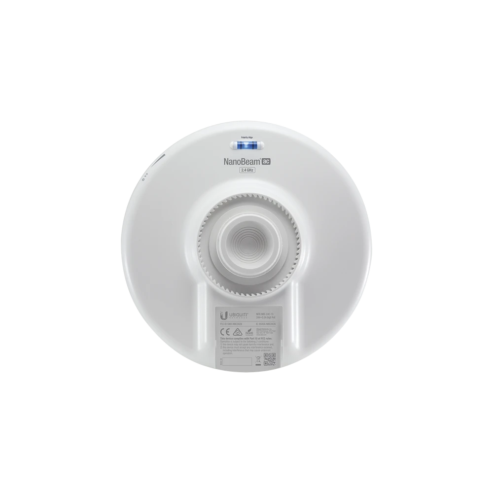 NANOBEAM AIRMAX AC CPE HASTA 330 MBPS, 2 GHZ (2412 - 2472 MHZ) CON ANTENA INTEGRADA DE 13 DBI-Enlaces PtP y PtMP-UBIQUITI-Bsai Seguridad & Controles
