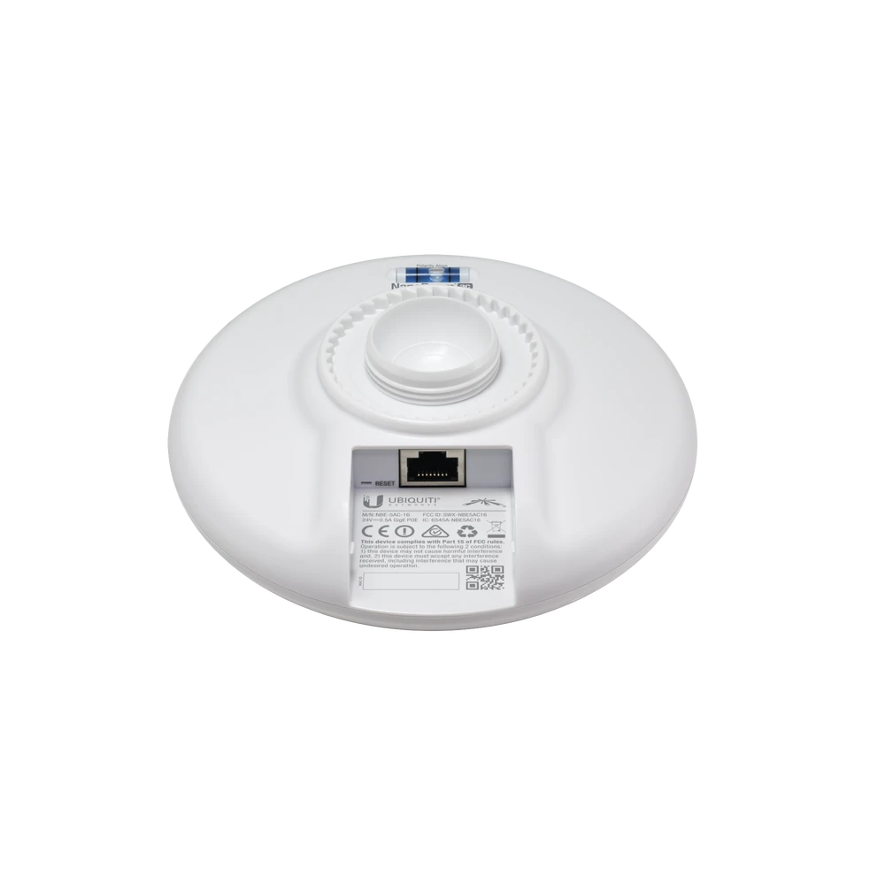 NANOBEAM AIRMAX AC CPE HASTA 450 MBPS, 5 GHZ ( 5150 - 5875 MHZ) CON ANTENA INTEGRADA DE 16 DBI-Enlaces PtP y PtMP-UBIQUITI-Bsai Seguridad & Controles